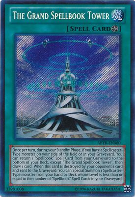 The Grand Spellbook Tower - ABYR-EN060 - Secret Rare Unlimited Abyss Rising Unlimited Singles