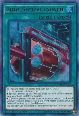 SJ Boot Sector Launch - EXFO-EN053 - Ultra Rare 1st Edition Extreme Force [EXFO] 1st Edition Singles (Espanol)