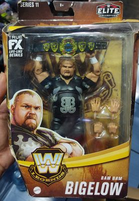SJ Bam Bam Bigelow WWE Luchador Figura Elite