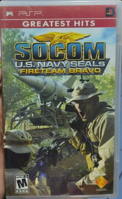 SJ Socom Navy Seals Fireteam Bravo PSP Usado Completo
