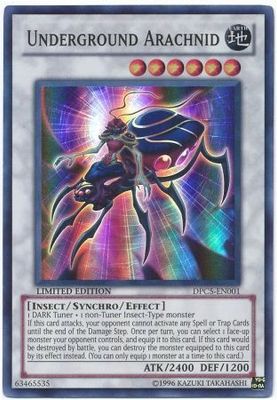 Underground Arachnid - DPC5-EN001 - Super Rare
Yu-Gi-Oh! Promo Cards