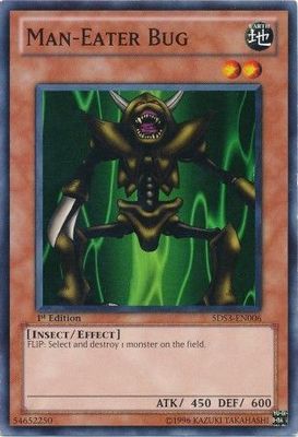Man-Eater Bug - 5DS3-EN006 - Common 1st Edition
Starter Deck: Duelist Toolbox 1st Edition Singles
