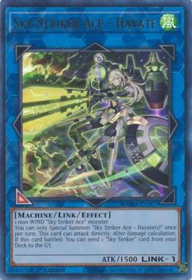 SJ Sky Striker Ace - Hayate - MAMA-EN007 - Ultra Rare 1st Edition Magnificent Mavens 1st Edition Singles