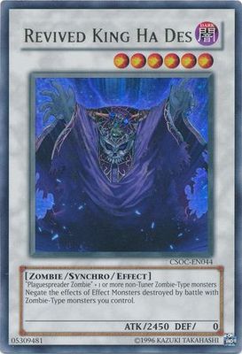 SJ Revived King Ha Des - CSOC-EN044 - Ultra Rare Unlimited
Crossroads of Chaos [CSOC] Unlimited Singles
