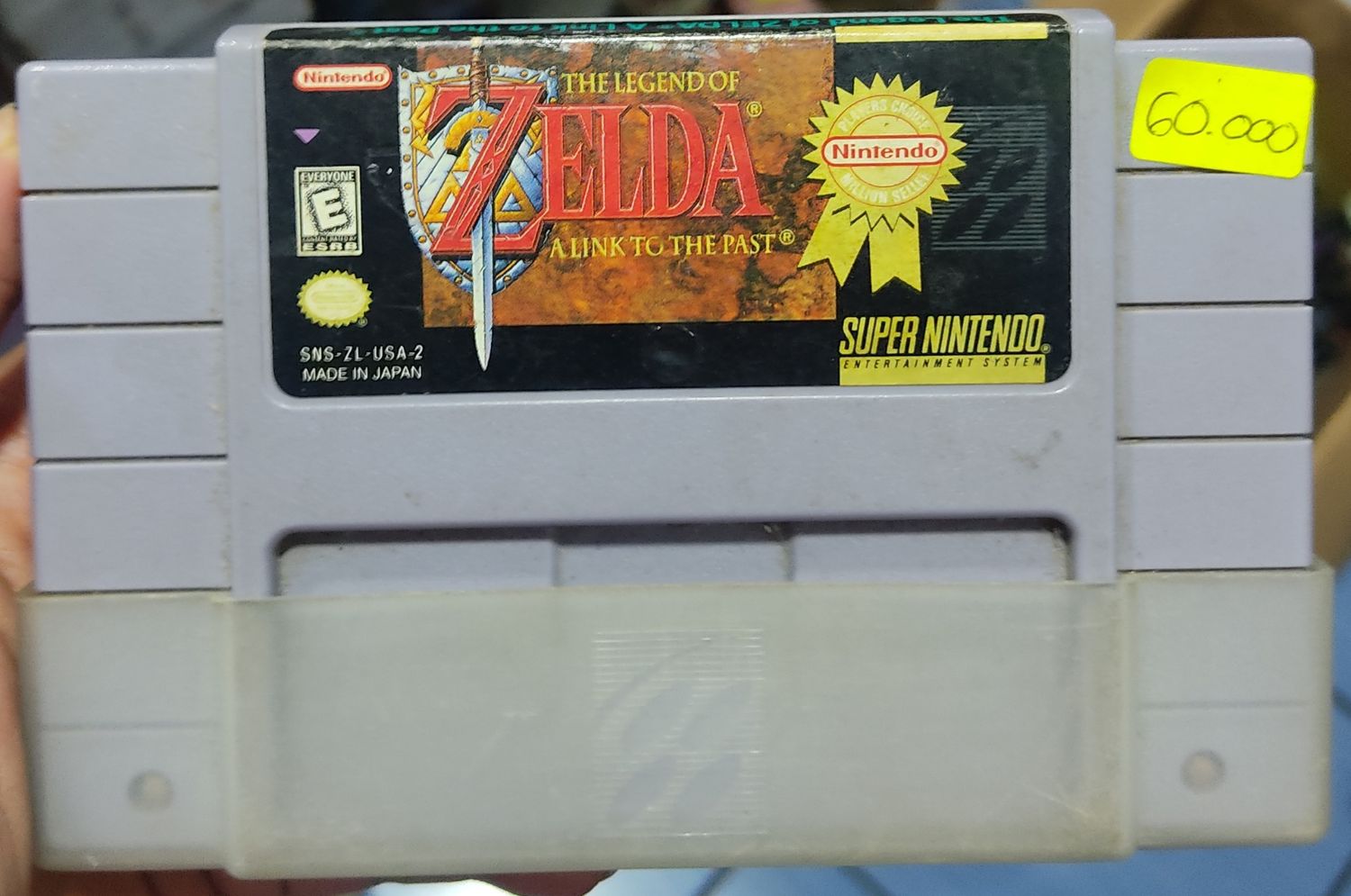 SJ The Legend of Zelda A Link to the Past Super Nintendo Cartucho