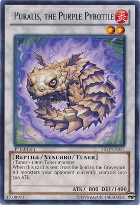 Puralis, the Purple Pyrotile - SHSP-EN057 - Rare 1st Edition Shadow Specters 1st Edition Singles
