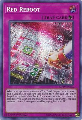 SJ Red Reboot - MP19-EN046 - Prismatic Secret Rare 1st Edition
Yu-Gi-Oh! 2019 Mega-Tins: Gold Sarcophagus Tin Mega Pack Singles
