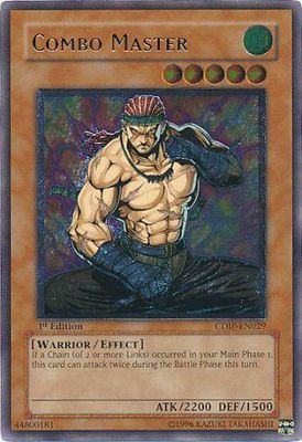 SJ Ultimate Rare - Combo Master - CDIP-EN029 1st Edition
Cyberdark Impact [CDIP] 1st Edition Singles