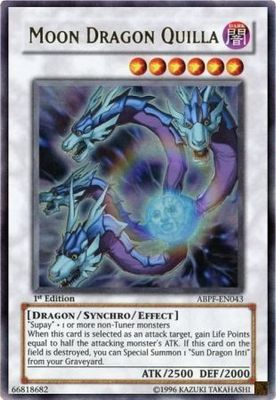 SJ Moon Dragon Quilla - ABPF-EN043 - Ultra Rare 1st Edition
Absolute Powerforce [ABPF] 1st Edition Singles
