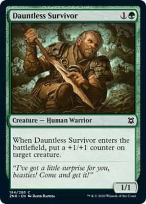 Dauntless Survivor 184/280 - Zendikar Rising Singles