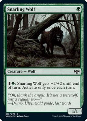 Snarling Wolf 219/277
Innistrad: Crimson Vow Singles