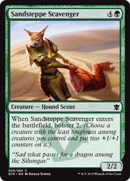 Sandsteppe Scavenger 200/264 - Dragons of Tarkir Singles (Español)