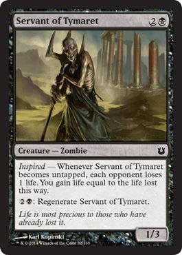 Servant of Tymaret 82/165 - Born of the Gods Singles
