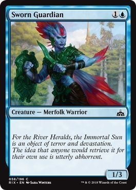 Sworn Guardian 058/196 Rivals of Ixalan Singles