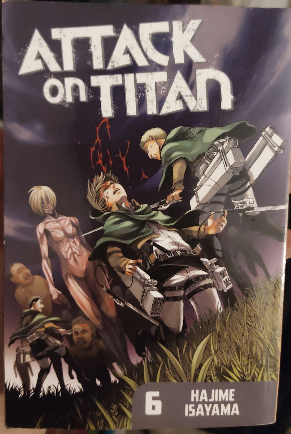 BAF1 Attack on Titan Manga Volumen 6 Ingles