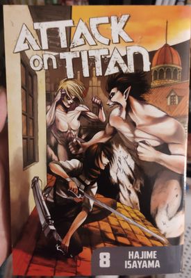BA Attack on Titan Manga Volumen 8 Ingles