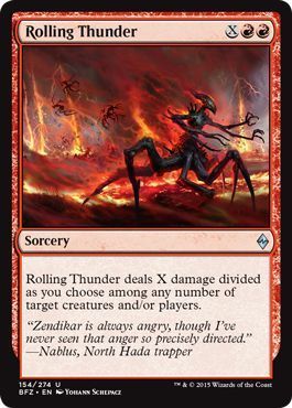 Rolling Thunder 154/274 Battle for Zendikar Singles(Español)