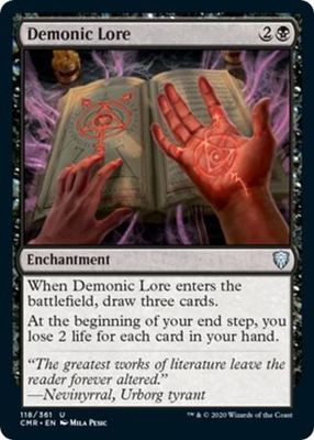 Demonic Lore 118/361
Commander Legends Singles (Español)