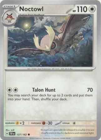GA Noctowl - 127/162 - Common
Scarlet &amp; Violet: Temporal Forces Singles