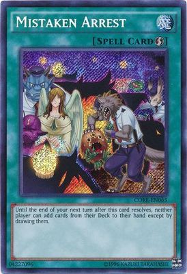 SJ Mistaken Arrest - CORE-EN065 - Secret Rare Unlimited
Clash of Rebellions Unlimited Singles