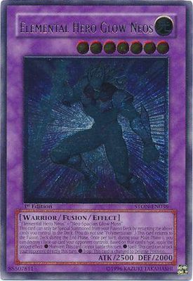 SJ Ultimate Rare - Elemental Hero Glow Neos - STON-EN036 1st Edition
Strike of Neos [STON] 1st Edition Singles