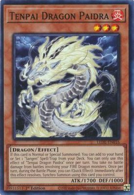 SJ Tenpai Dragon Paidra - LEDE-EN016 - Super Rare 1st Edition
Legacy of Destruction [LEDE] 1st Edition Singles