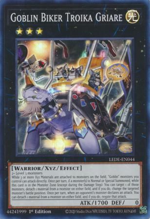 Goblin Biker Troika Griare - LEDE-EN044 - Super Rare 1st Edition Legacy of Destruction [LEDE] 1st Edition Singles