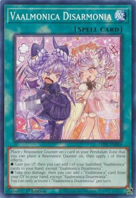 Vaalmonica Disarmonia - LEDE-EN066 - Common 1st Edition
Legacy of Destruction [LEDE] 1st Edition Singles