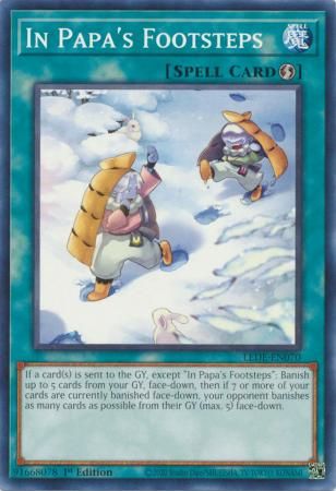 In Papa&#39;s Footsteps - LEDE-EN070 - Common 1st Edition Legacy of Destruction [LEDE] 1st Edition Singles