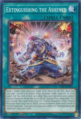 Extinguishing the Ashened - LEDE-EN095 - Common 1st Edition
Legacy of Destruction [LEDE] 1st Edition Singles