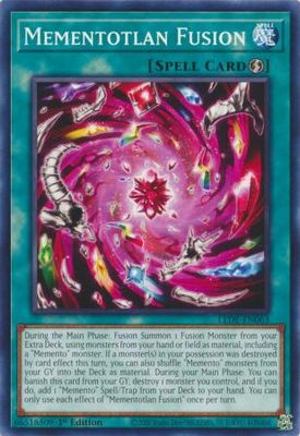 Mementotlan Fusion - LEDE-EN063 - Common 1st Edition Legacy of Destruction [LEDE] 1st Edition Singles (Espanol)