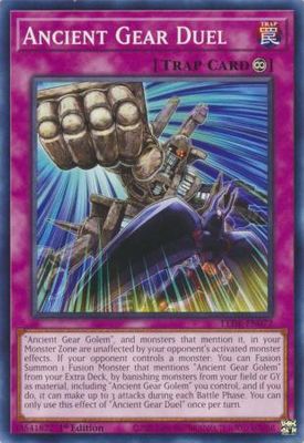 Ancient Gear Duel - LEDE-EN072 - Common 1st Edition
Legacy of Destruction [LEDE] 1st Edition Singles