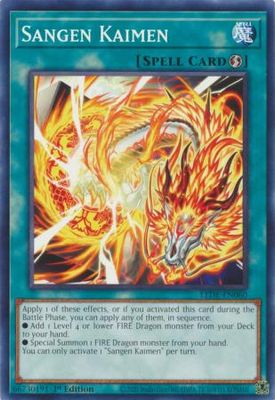 Sangen Kaimen - LEDE-EN060 - Common 1st Edition Legacy of Destruction [LEDE] 1st Edition Singles (Espanol)