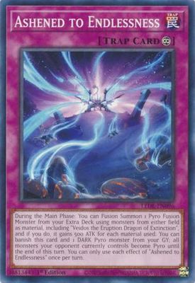 Ashened to Endlessness - LEDE-EN096 - Common 1st Edition
Legacy of Destruction [LEDE] 1st Edition Singles
