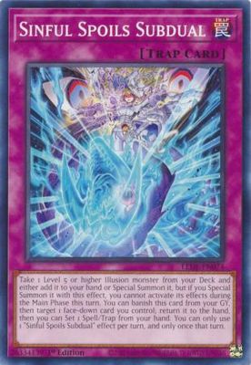 Sinful Spoils Subdual - LEDE-EN074 - Common 1st Edition Legacy of Destruction [LEDE] 1st Edition Singles