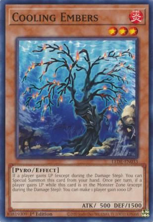 Cooling Embers - LEDE-EN033 - Common 1st Edition Legacy of Destruction [LEDE] 1st Edition Singles