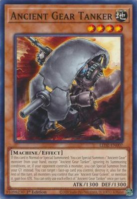 Ancient Gear Tanker - LEDE-EN007 - Common 1st Edition Legacy of Destruction [LEDE] 1st Edition Singles (Espanol)