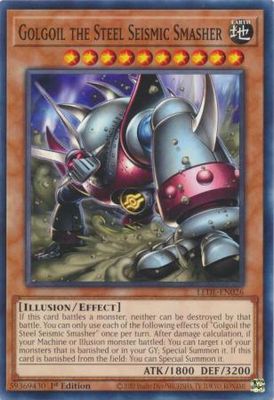 Golgoil the Steel Seismic Smasher - LEDE-EN026 - Common 1st Edition
Legacy of Destruction [LEDE] 1st Edition Singles