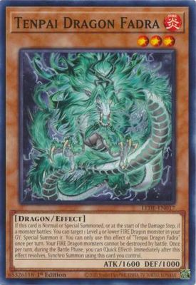 Tenpai Dragon Fadra - LEDE-EN017 - Common 1st Edition Legacy of Destruction [LEDE] 1st Edition Singles