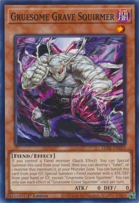 Gruesome Grave Squirmer - LEDE-EN019 - Common 1st Edition Legacy of Destruction [LEDE] 1st Edition Singles