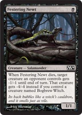 Festering Newt 98/249 - Magic 2014 (M14) Singles (Español)