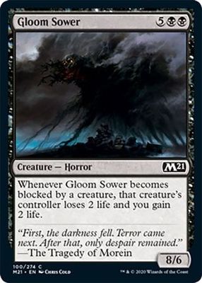 Gloom Sower 100/274 - Magic 2021 (M21) Singles (Español)