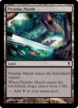 Piranha Marsh Zendikar Singles