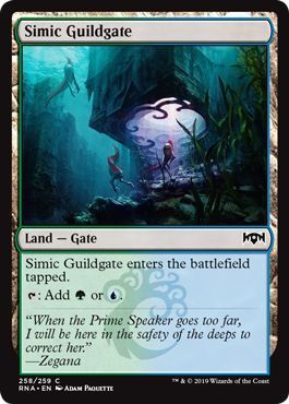 Simic Guildgate 258/259 Ravnica Allegiance Singles (Español)