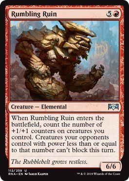 Rumbling Ruin 112/259 - Ravnica Allegiance Singles