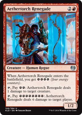 Aethertorch Renegade 106/264 Kaladesh Singles