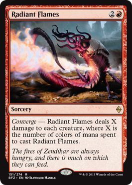 Radiant Flames 151/274
Battle for Zendikar Singles