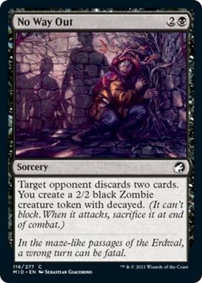 No Way Out 116/277 - Innistrad: Midnight Hunt Singles (Español)