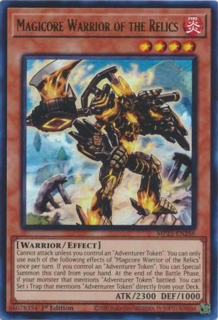 Magicore Warrior of the Relics - MP23-EN266 - Ultra Rare 1st Edition Mega Tin 2023 Dueling Heroes Singles