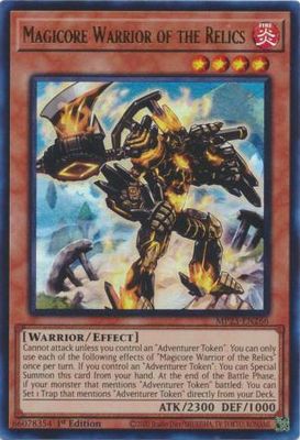 Magicore Warrior of the Relics - MP23-EN266 - Ultra Rare 1st Edition Mega Tin 2023 Dueling Heroes Singles (espanol)